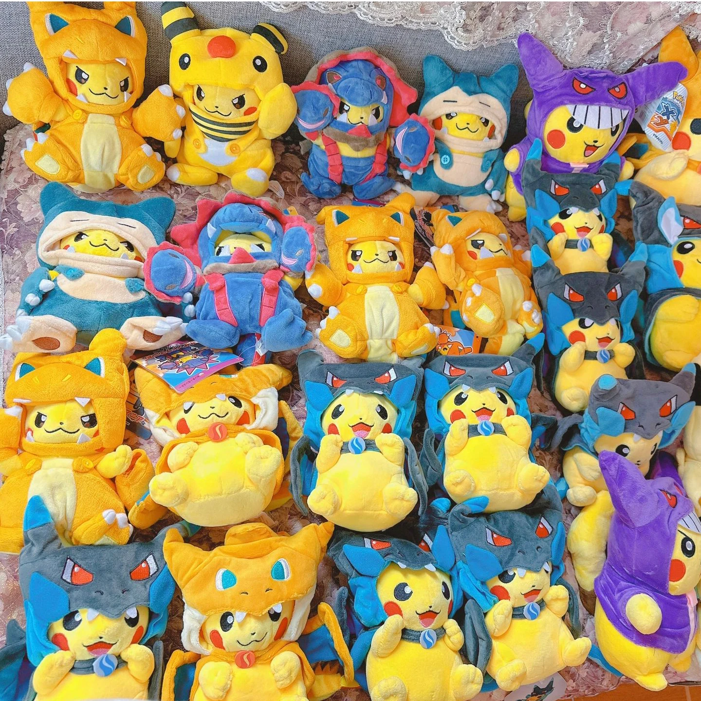 Pokemon Pikachu Morpeko Cosplay Toys Charizard Snorlax Garchomp Tyranitar - £9.63 GBP+