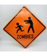 Zombies Sign Cardboard Halloween Double Sided Sealed New Bendon 2014 Roo... - £4.40 GBP