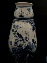 Set of two very antique pottery vase and bowl, Delft - £180.61 GBP