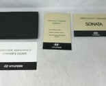 2004 Hyundai Sonata Owners Manual Handbook Set with Case OEM B02B06020 - £21.51 GBP