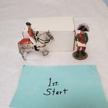Napoleonic Guards on Horseback Lead Metal Toy Soldier - £15.64 GBP