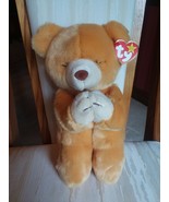 TY Hope Praying Bear Large 10&quot; Beanie Buddy Original 1999 Plush Stuffed Toy - £9.43 GBP