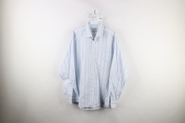 Charles Tyrwhitt Mens 17 35 Slim Fit Striped Collared Long Sleeve Button... - $24.70