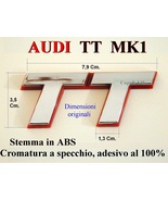 AUDI TT 8N MK1 TTS TTRS Stemma POSTERIORE Badge Logo Emblema Fregio Scritta - $25.00