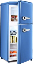 Fls-80G-Blue Retro Compact Refrigerator, Blue - £439.73 GBP