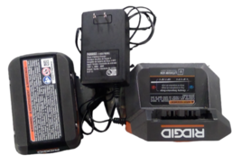 OPEN BOX - RIDGID R840020 18Vv 2.0Ah Lithium-Ion Battery 2 Ah with Charger - £35.23 GBP