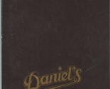 Daniel&#39;s Broiler Menu &amp; Desserts / Drinks Menu Seattle Washington Area 1... - £21.83 GBP