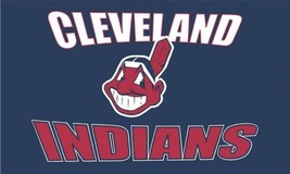 Cleveland Indians Flag 3x5ft Banner Polyester Baseball World Series 006 - £12.62 GBP