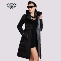 CEPRASK 2022 New Winter Jacket Women Parka Outerwear Long Fashionable Women&#39;s Wi - £54.68 GBP