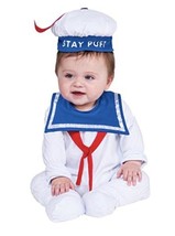 Rubie&#39;s Baby Ghostbusters Classic STAY PUFF Costume Romper-Infant 6-12months - £28.84 GBP
