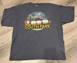 South Park 2009 Fifth Sun XXL Grey T-Shirt Stan Kyle Kenny Cartman - £11.01 GBP