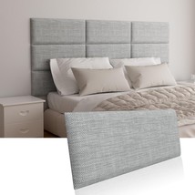 Greymond Upholstered Wall Mounted Headboard for King Light Grey 12 PCS - $94.05