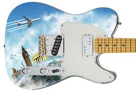 Guitar Skin Axe Wrap Re-skin World Traveler &amp; The Mile High Club 526 - $44.50
