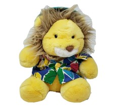 VINTAGE 1987 CHOSUN YELLOW BABY LION W/ HAT &amp; JACKET STUFFED ANIMAL PLUS... - £51.94 GBP