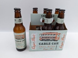 Cable Car Brewing Co. Beer Bottle 6 pack w/ Caps Carrier Box Small Batch Lager - £86.05 GBP