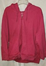 Womens Just My SIze JMS 3X Red Zip Front Hoodie Vintage - $15.99