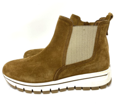 GABOR Cognac Dreamvelour Bootie Size 8.5 M - $37.99