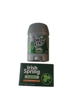 SPEED STICK Irish Spring Soap &amp; Deodorant Original Antiperspirant 1.8oz / 7087 - £7.57 GBP