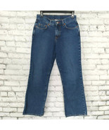 Lucky Brand Jeans Womens 6/28 Blue Denim 236 Peanut Pants USA 90s Vintage - £27.96 GBP