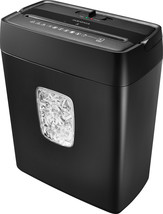 Insignia- 6-Sheet Crosscut Shredder - Black - £65.37 GBP