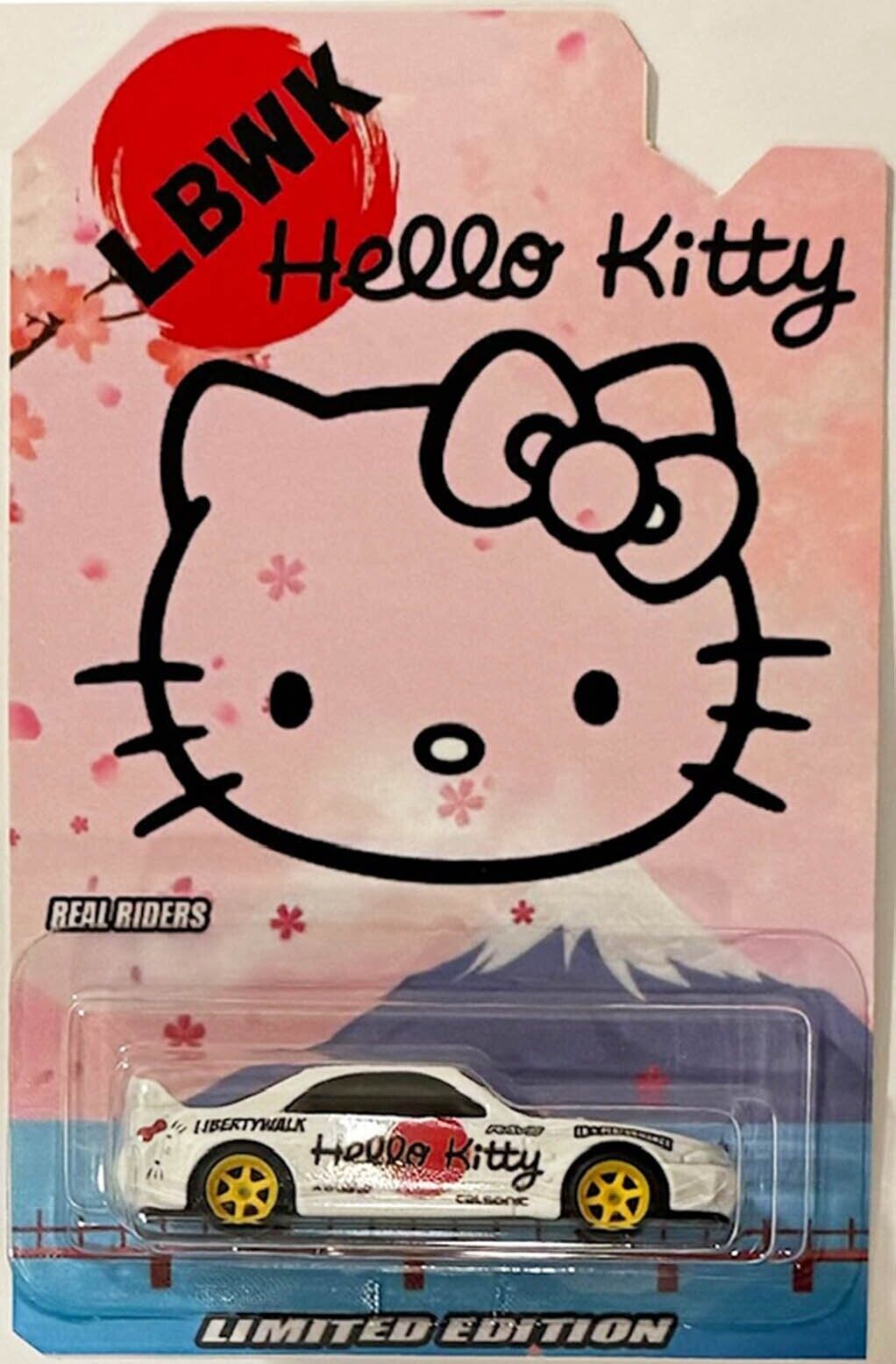 Nissan Skyline GTR R33 CUSTOM Hot Wheels Hello Kitty LBWK Series w/Real ...