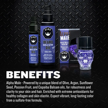 Gibs Alpha Male Beard, Hair & Tattoo Oil in Glass Skull 1 fl oz. image 4