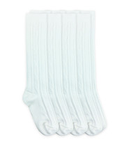 Jefferies Socks Girls Cable Knit Dress School Uniform Knee High Socks 4 Pair PK - £12.78 GBP