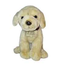 FAO Schwarz Fifth Avenue plush Yellow Labrador Retriever Dog Puppy 2018 9" - $15.80