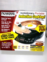 NUWAVE Induction Cooktop Pic Flex Portable All In One with 9&quot; Ceramic Fry Pan - £56.39 GBP