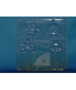 CANDY MOLD Teddy Bears 4 molds Clear Plastic Sheet - $75.19 MXN