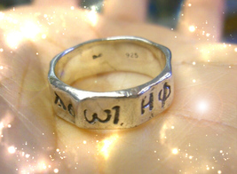 HAUNTED RING  9 SECRET MAGICKAL KEYS OF THE FOLD SECRET RARE OOAK MAGICK  image 2