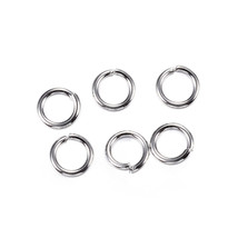 Stainless Steel Jump Rings 100pcs 4mm Split Rings BULK Silver Rings for ... - $5.45