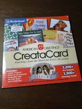 American Greetings CreataCard Select 6 Windows CD ROM - £23.44 GBP