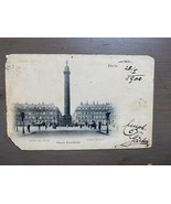 Antigua postal vintage de Francia París 1900 - $10.16