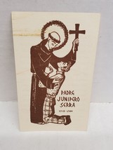 Padre Junipero Serra 1713-1784 - Prayer for Vocations Prayer Card - 1959 - £9.59 GBP
