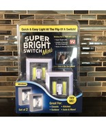 2 COB LED Mini Light Switch Night Wall Wireless Battery Operated Closet ... - $206.53 MXN