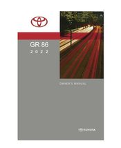 2022 Toyota GR 86 Owners Manual User Guide Premium Base Sport Coupe 2Door H4 2.4 - £190.63 GBP