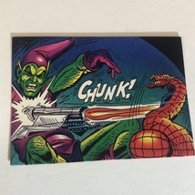 Spider-Man Trading Card 1992 Vintage #56 Green Goblin’s Death - £1.55 GBP