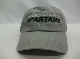 Michigan State Spartans Hat Nike Dri Fit Gray Strapback Baseball Cap - £15.97 GBP