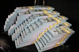 10K Prop Money Replica 100s New Style Full Print For Movie Video Etc 100$ Stacks - £9.05 GBP