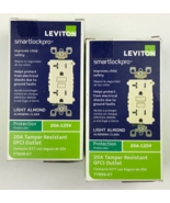 Leviton X7899-KT (2) SmartLockPro Slim Duplex 20A GFCI Receptacle Light ... - $19.78