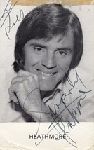Heathmore 1970s Singer Hand Signed Publicity Card Photo - £7.14 GBP