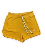 Vtg 70s 80s Wrangler Sweat Shorts Women&#39;s Golden Rod Yellow Pony Logo Sz... - £30.59 GBP