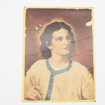 Young Jesus Christ Litografia Stampa Vtg - £43.69 GBP