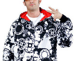 Dissizit Fixed Gear Graphic Cycling Zip Up Hoodie in Black and White NWT - $44.88+