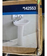 Project source pedestal bathroom sync white - $1,382.45 MXN