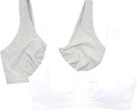 Fruit of the Loom Women&#39;s Front Close Builtup Sports Bra 36 Grey Heather... - £15.03 GBP