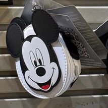 Disney Parks Mickey Mouse Head Coin Purse Bag Charm Key Chain - $32.99
