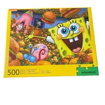 Aquarius 500-Piece SpongeBob SquarePants Jigsaw Puzzle Complete - $11.30