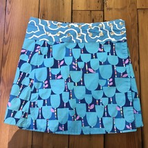 Handmade Boho Punk Blue Red Patterned Reversible Adjustable Custom Skirt... - $49.99